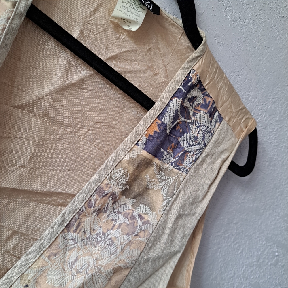 Floral Patchwork Women's Vest - Picture 3 of 6